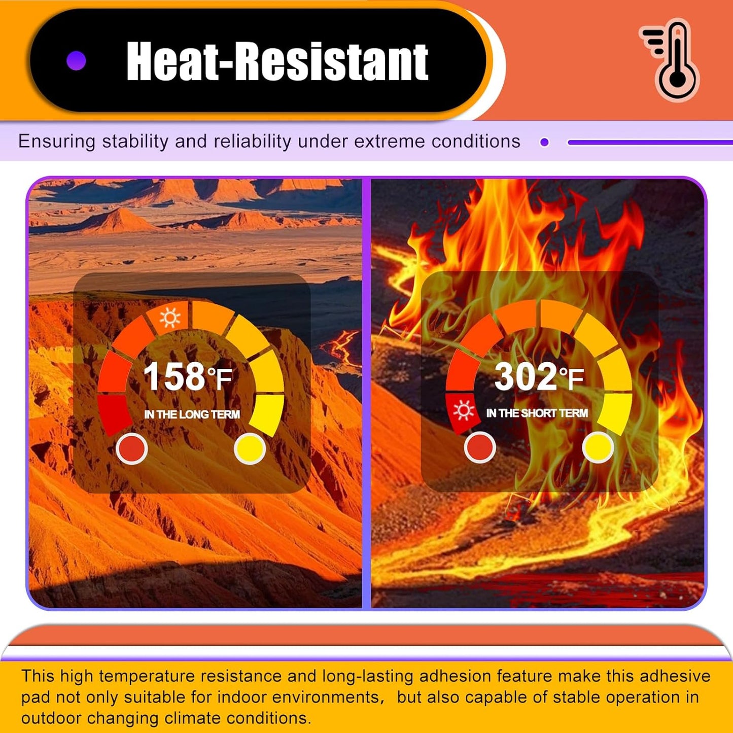 30 Pcs Large Strong Double Sided Adhesive Pads, Made of 3M, Heavy Duty Square Sticky Mounting Foam Tape for Car Décor Wall, 0.12" Thick Black Sticky Pads 2.13" x 3.35"