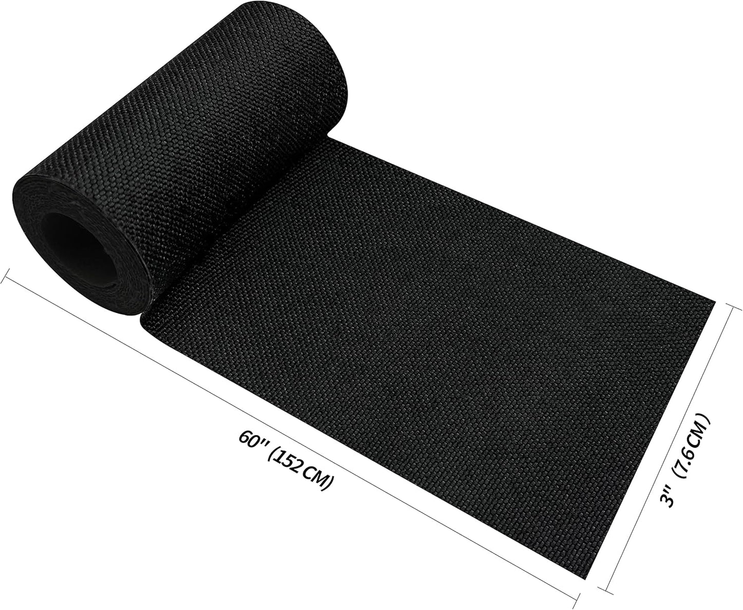 King Mountain Premium Linen Fabric Iron-on Repair Patch, Inside&Outside Fabric Repair Patch, 3"x60" with Backing Glue Linen Repair Decorative Patch kit (Linen-3"x60", Black)