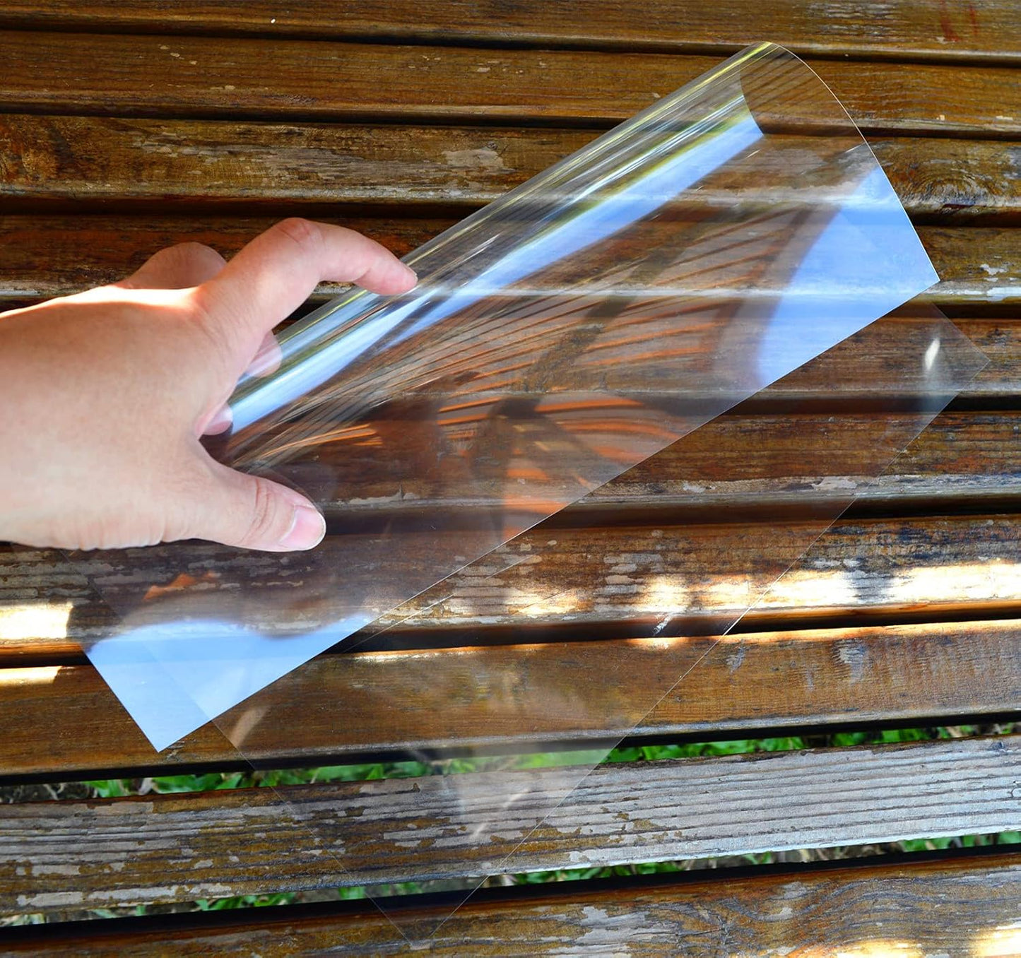 15-Pack 4 mil 12-Inch-by-12-Inch Blank Stencil Sheet for Cricut Vinyl, Silhouette, Transparent PET Acetate Mylar Craft Template Material