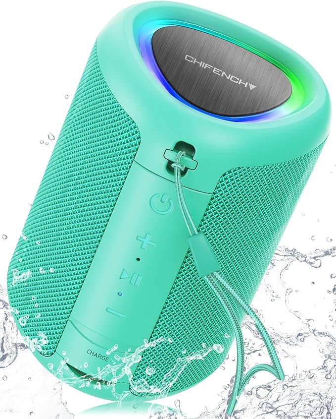 Portable Bluetooth Speaker Valentines Gifts For Him: Powerful Crystal Clear Sound/Romantic Light/IPX5 Waterproof/All Day Playtime/BT 5.3/TWS Paring,Small Wireless Speaker for Outdoor|Travel|Date Night