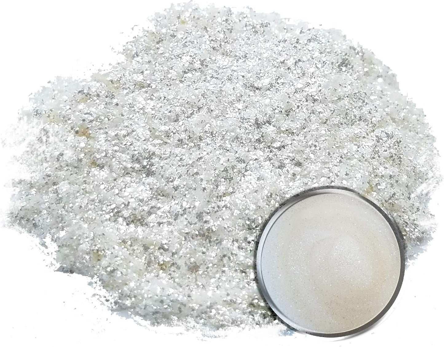 Eye Candy Pigments Premium White Mica Powder - Airi White (50gr) - for Epoxy, Resin, Soap, Paint, Woodworking, Acrylic Pouring, Bath Bombs, Fishing Lures - DIY Arts and Crafts Additive
