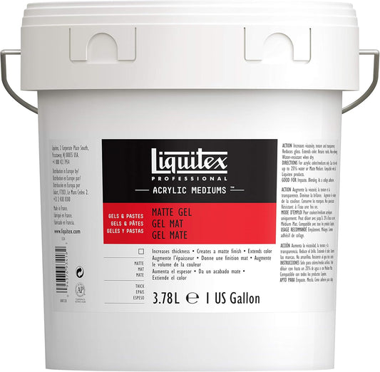 Liquitex Professional Matte Gel Medium, 3.78L (128-oz)