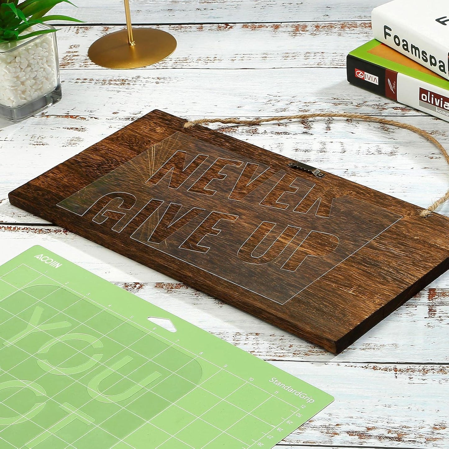 25 Pieces 4 mil Blank Stencil Material Mylar Template Sheets for Stencils, 12 x 12 inches