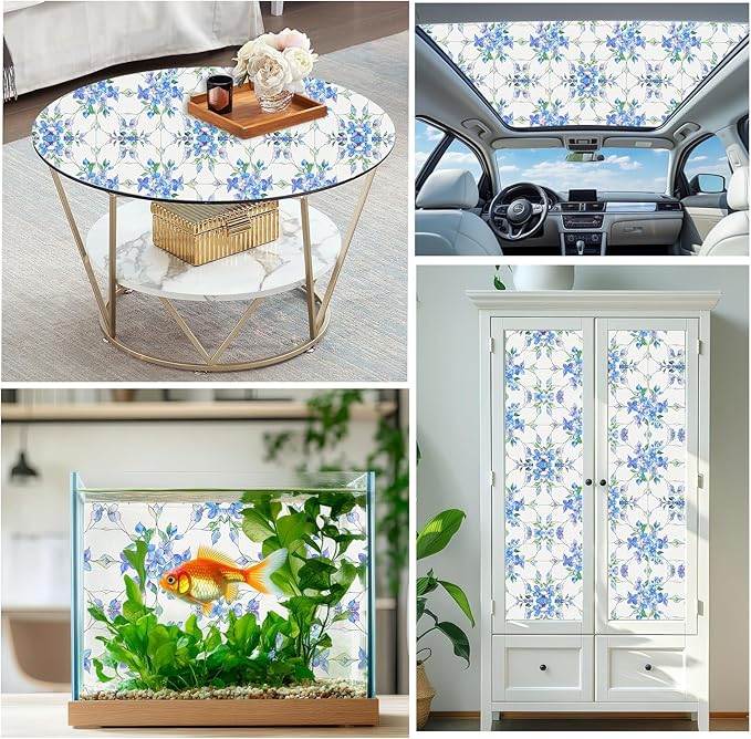 Frosted Glass Window Frosting Film Window Privacy Film One Way Privacy Windows Clings Static Cling Home Room Bathroom Spring Decor Car Decorations Tint Door Cover Renter Friendly Stickers