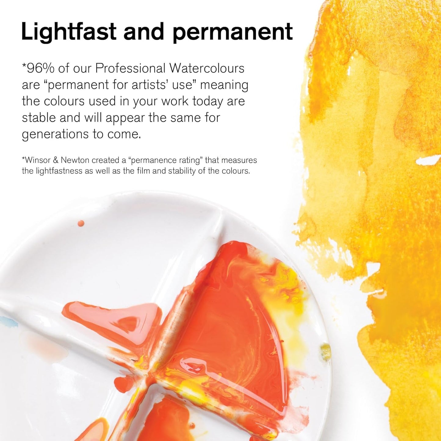 Winsor & Newton Professional Watercolor, Half Pan, Cadmium Lemon