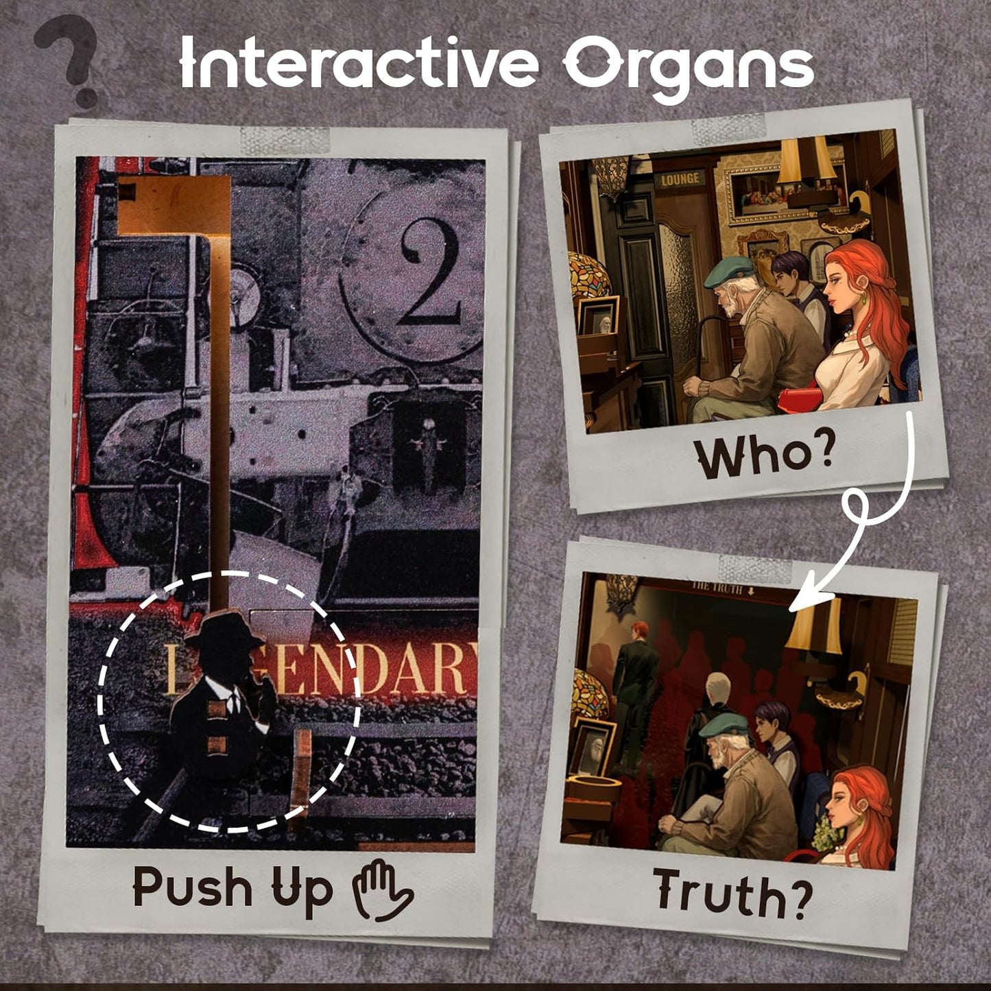 Fsolis Book Nook Kit, DIY Miniature Room House Kit for Adult Decorative Bookend Bookshelf Bookcase Nook Decor Gifts for Women Teens and Book Lovers(Train Mystery Case)