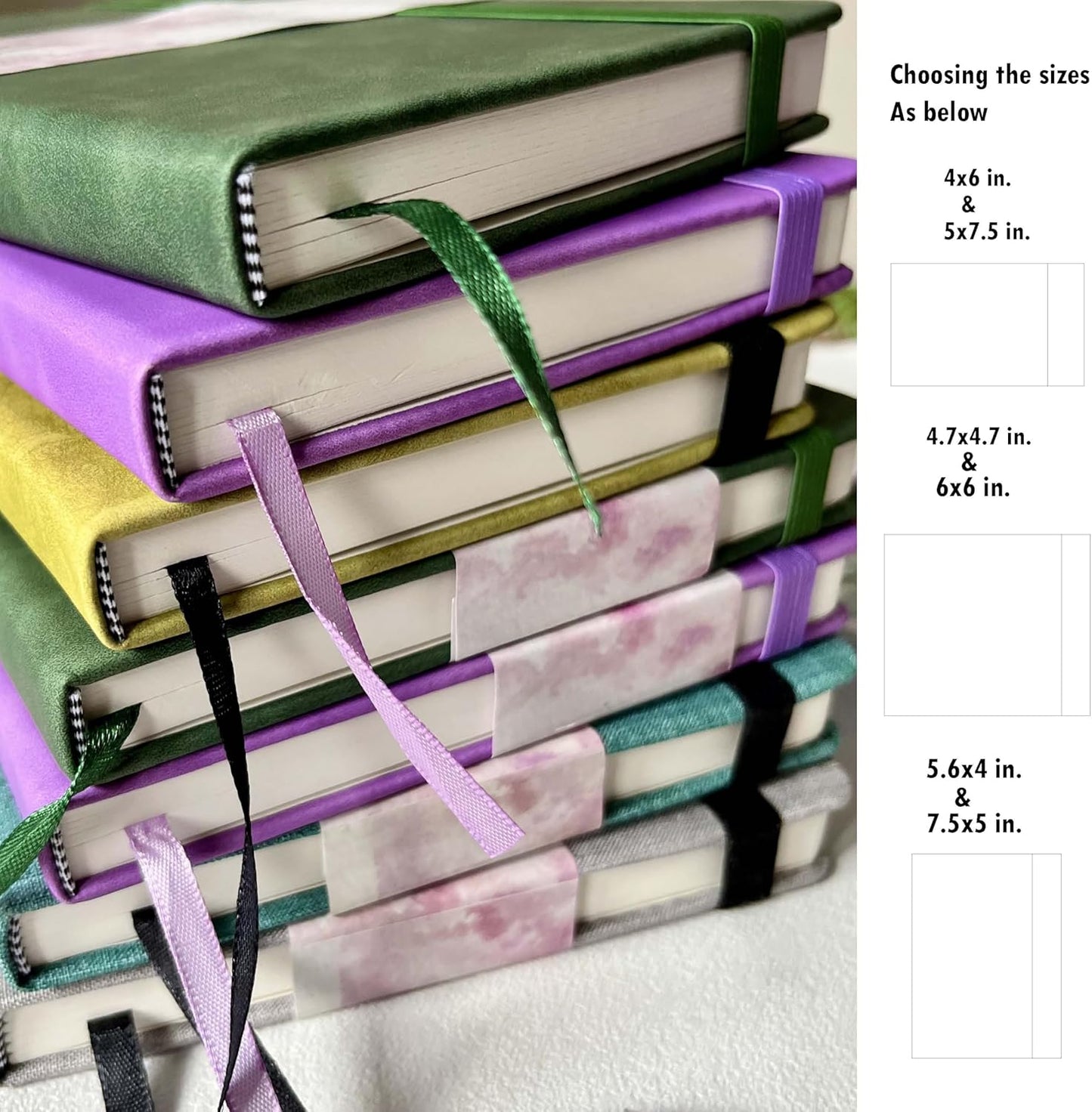 tumuarta 100% Cotton Watercolor Journal Sketchbook, Cold Press, 7.5x5 in, 140 LB, 300GSM, Acid Free, 24 Sheets,48 Pages, Watercolor Journal for Use As Travel Notebook and Mixed Media Pad On The Go