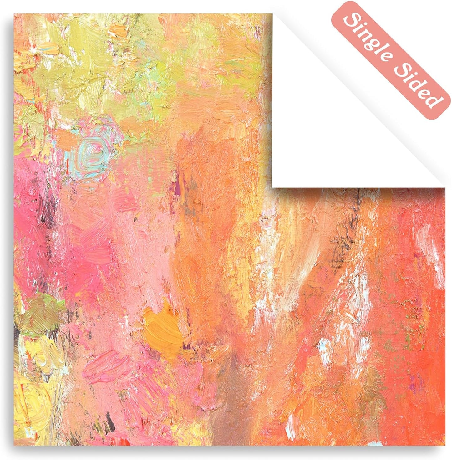 24 Sheets 12 Designs Scrapbook Paper Pad,6"×6” Single-Sided Decopodge Craft Cardstock Paper,Christmas Scrapbooking DIY Decorative Background Cardmaking Supplies.Oil Painting