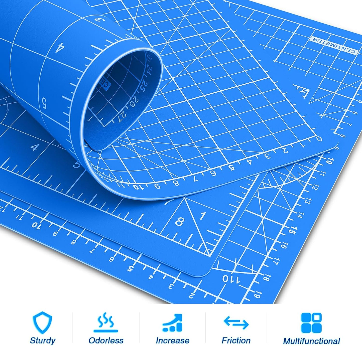 DIYSELF Cutting Mat 9x12in, Self Healing Mat for Crafts, Sewing & Quilting