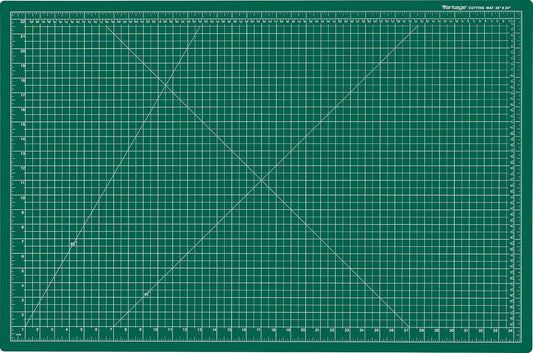 Dahle Vantage 10473 Premium Self-Healing Cutting Mat, 24"x36", 1/2" Grid, 5 Layers for Max Healing, Perfect for Crafts & Sewing, Green