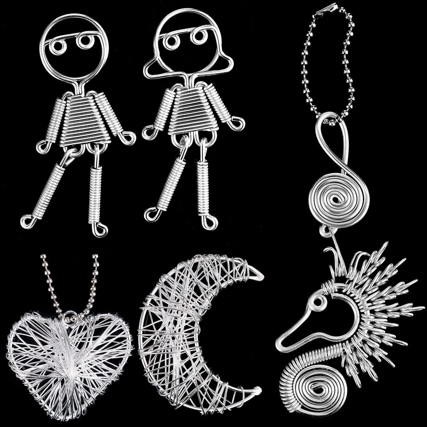 Aluminum Craft Wire, 32.8 Feet 3.0 mm/ 8 Gauge Silver Bendable Soft Metal Aluminum Wire Roll Bulk for DIY Crafts Sculpting Jewelry Making