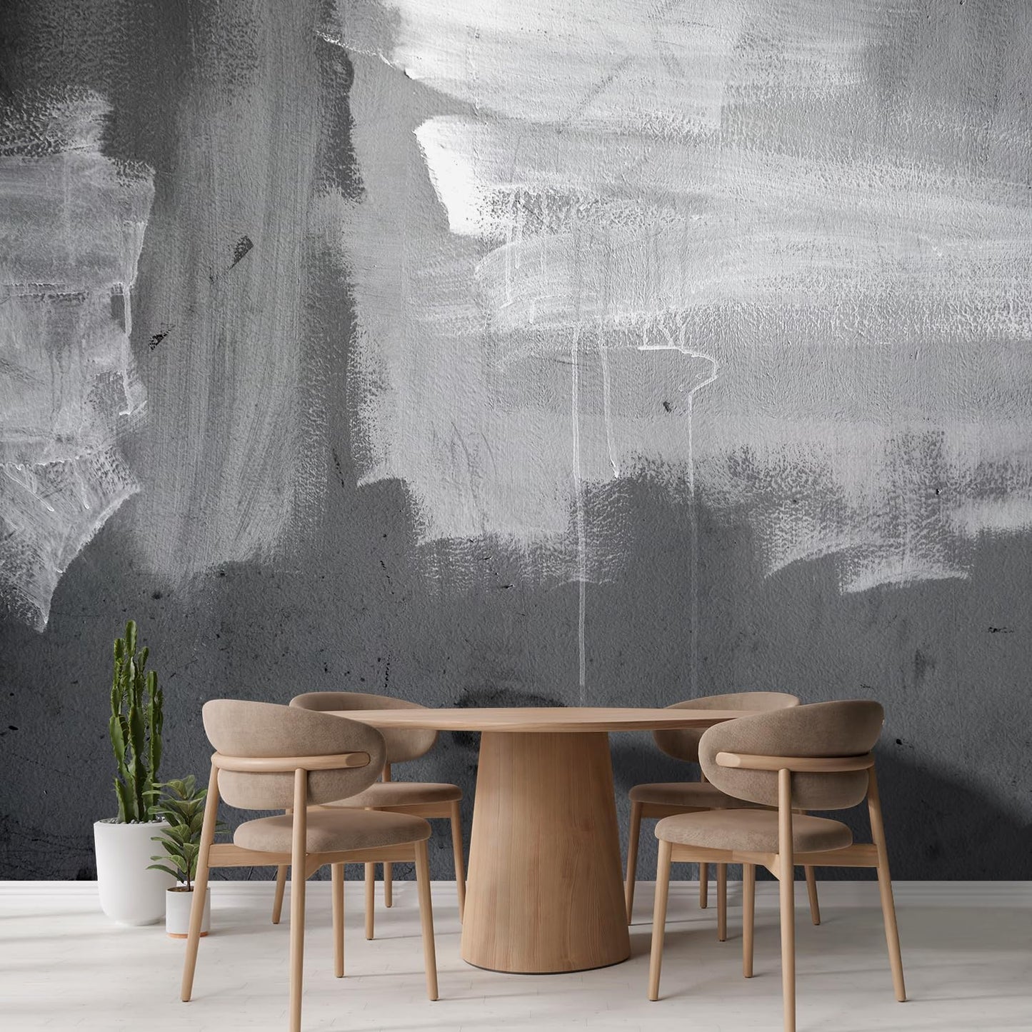 wall26 Grunge Concrete Wall Removable Wall Mural | Self- 132x168 inchesAdhesive Large Wallpaper - 132x168 inches