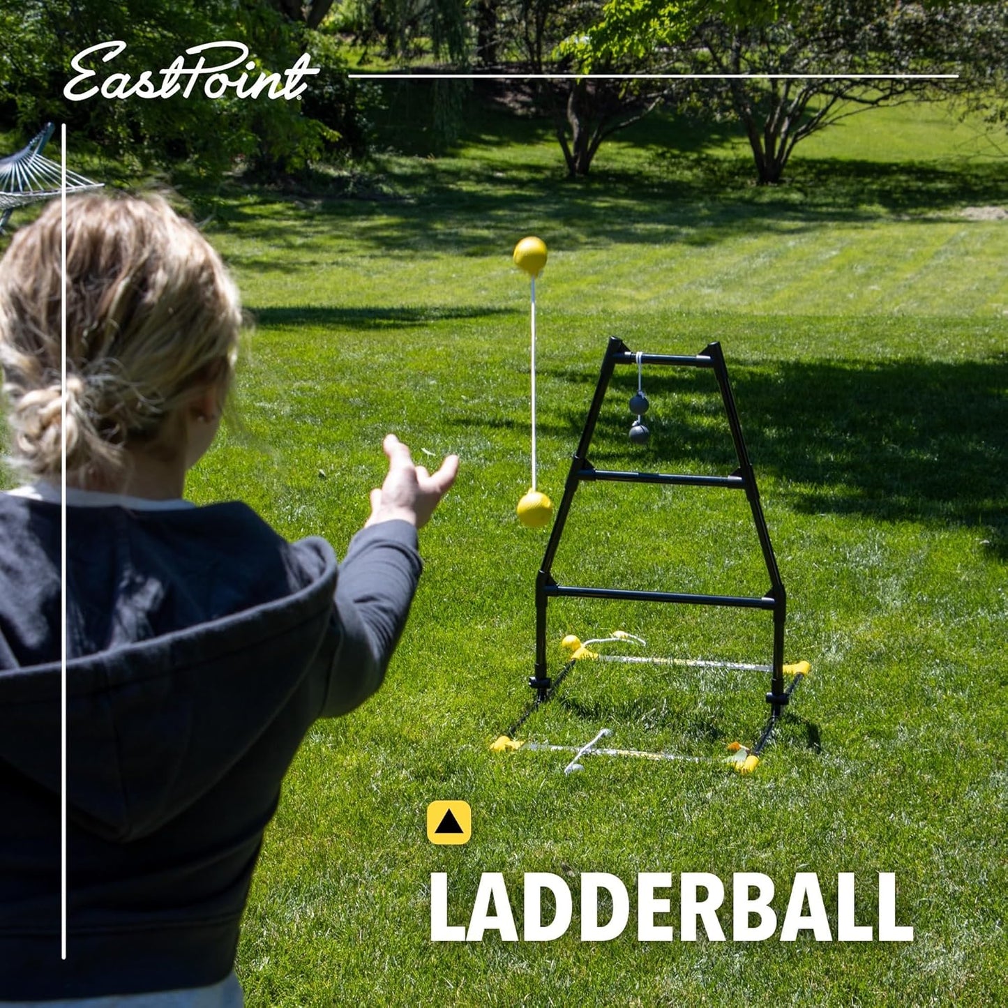 EastPoint 3-in-1 Battle Bag Battle Pack – 1 Easy to Convert Target - Bean Bag Toss Pong, Ladderball, and Battle Bags All in 1 Outdoor Tailgate Game