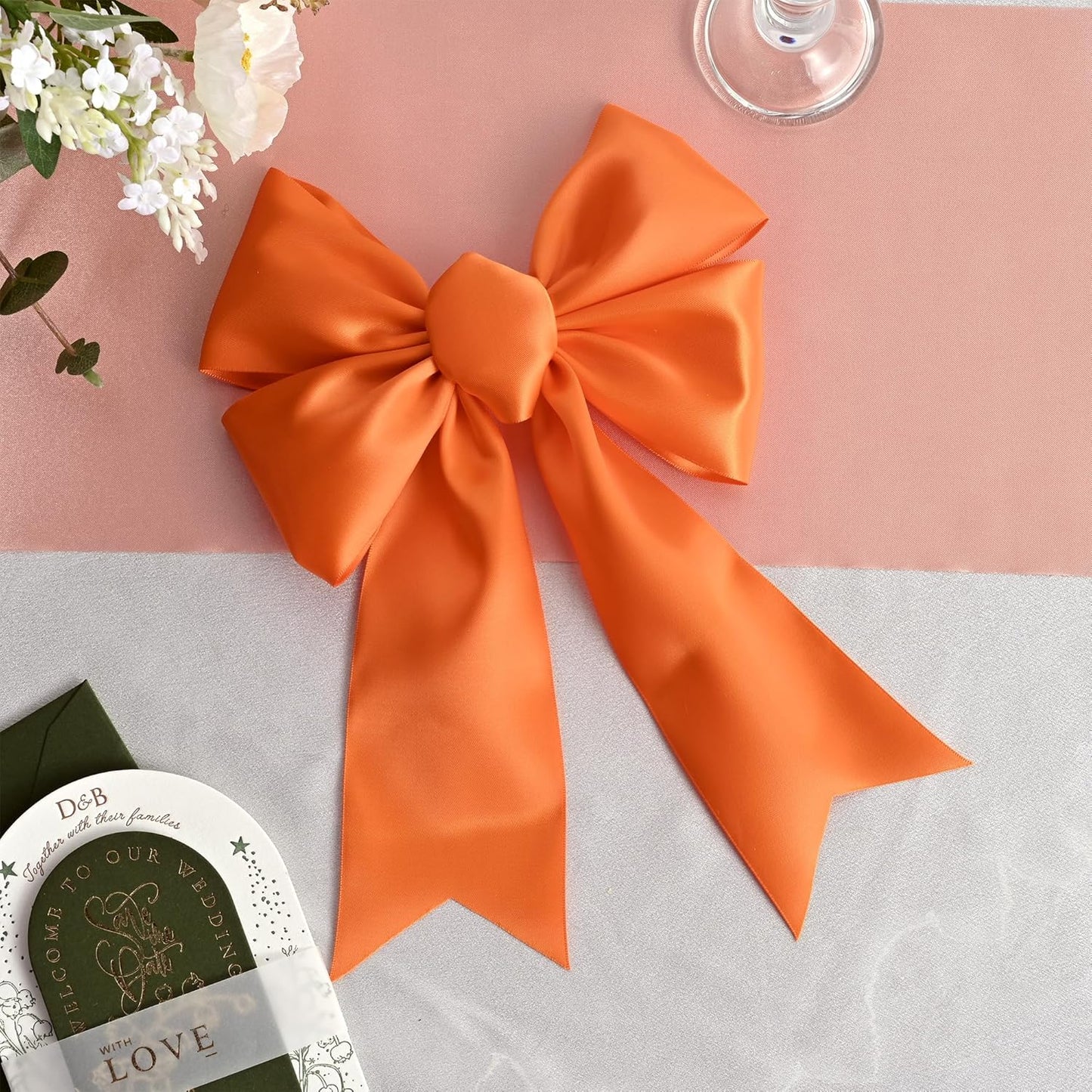 Torrid Satin Ribbon 3 Inch X 15 Yards Solid Color Double Faced Ribbons Perfect for Crafts Wedding Decor Bow Making Arts Sewing and More