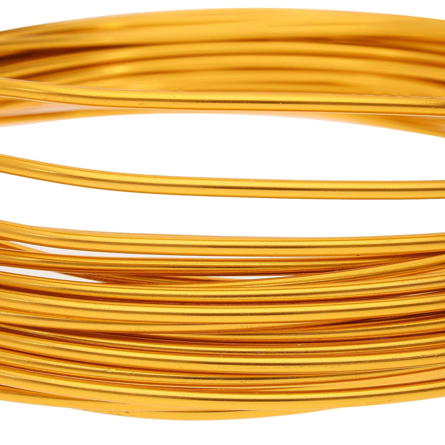 The Beadsmith Anodized Aluminum Wire – 12 Gauge – 39 feet – Gold Color – Bendable Craft Wire Used to Jewelry Making, Wire Wrapping, Sculpting, Floral, Modeling and Other DIY Arts & Crafts