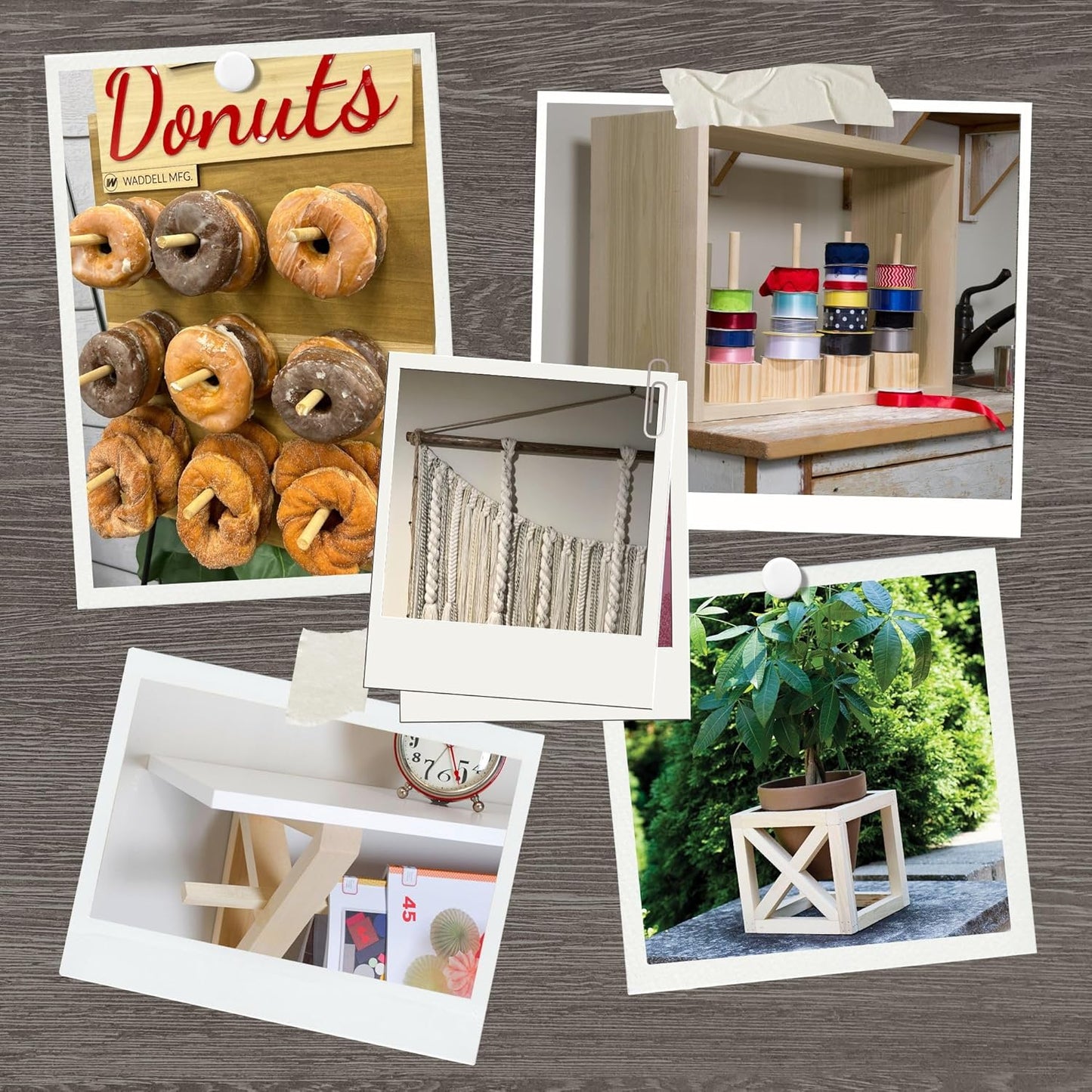 Red Oak Round Dowels (5/16" x 36", Pack of 25) | Variety of Diameters & Wood Species | Unfinished Wooden Dowel Rods for Crafts & DIY Home Projects | Curtain Rod, Macrame Supplies, Cake Pops, Flagpole