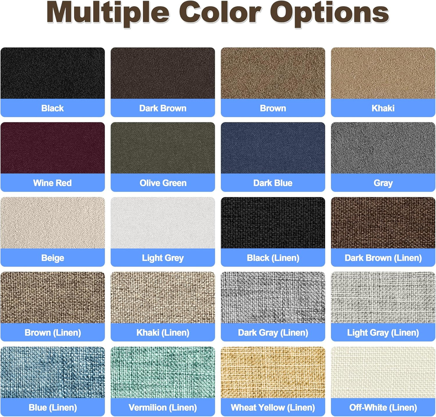 Azobur Sofa Fabric Repair Patch, 6 Piece Microfiber Patches, Self Adhesive Fabric Sofa Patch Repair Fabric, Luxurious Look, Quick Fix Sofa.(Gray)