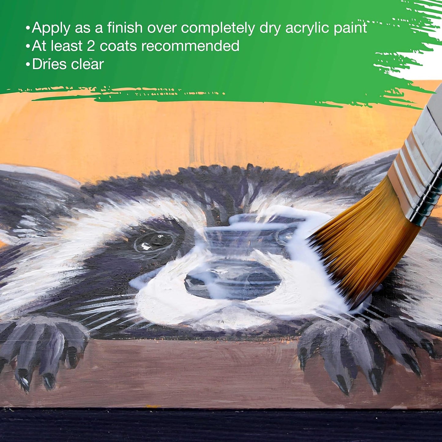 U.S. Art Supply 32 oz Matte Acrylic Varnish for Acrylic Painting, Permanent Clear Protection, Reduces UV & Photography Glare