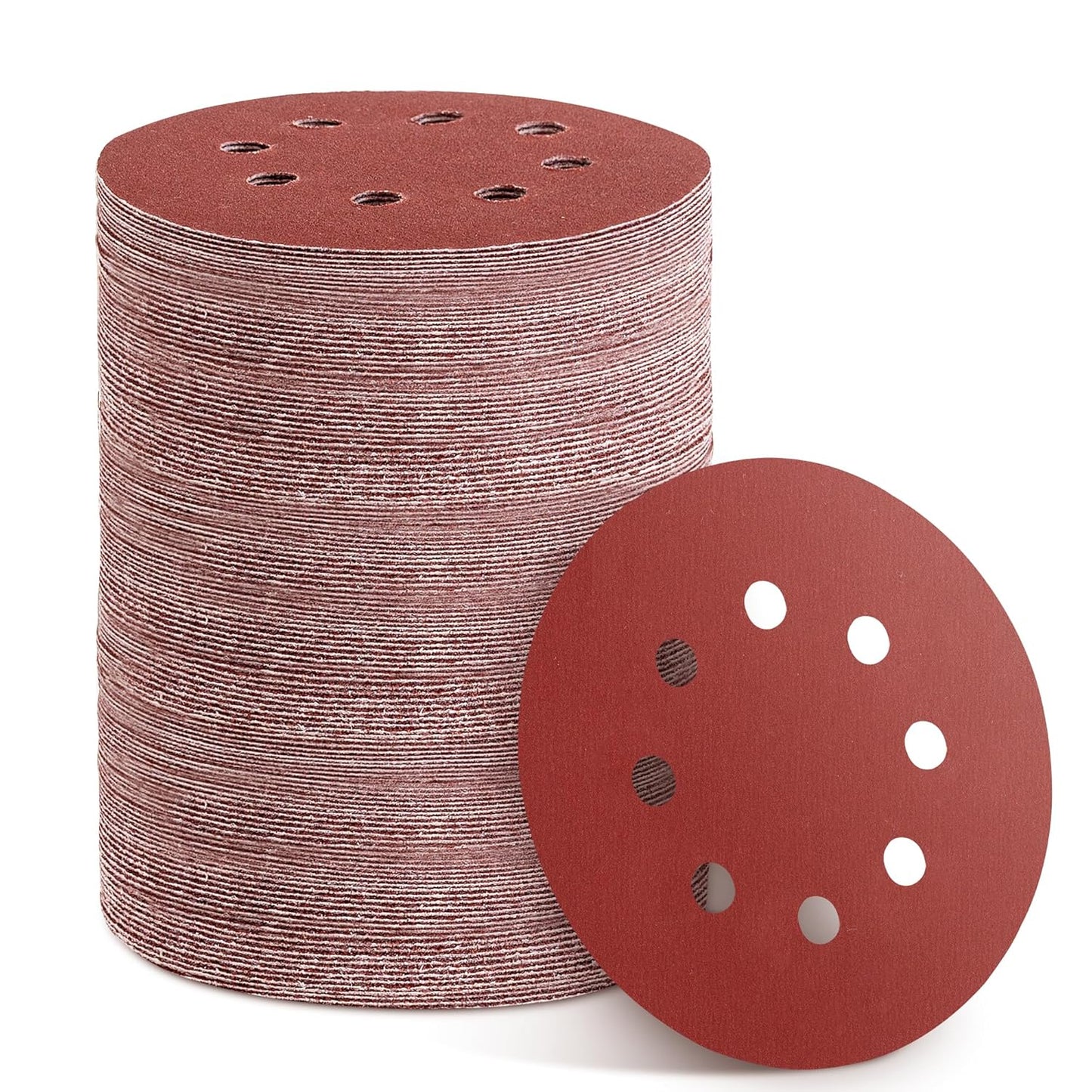 150pcs 400 Grit Sanding Discs, 5-Inch 8-Hole Sandpaper, for Woodworking or Automotive