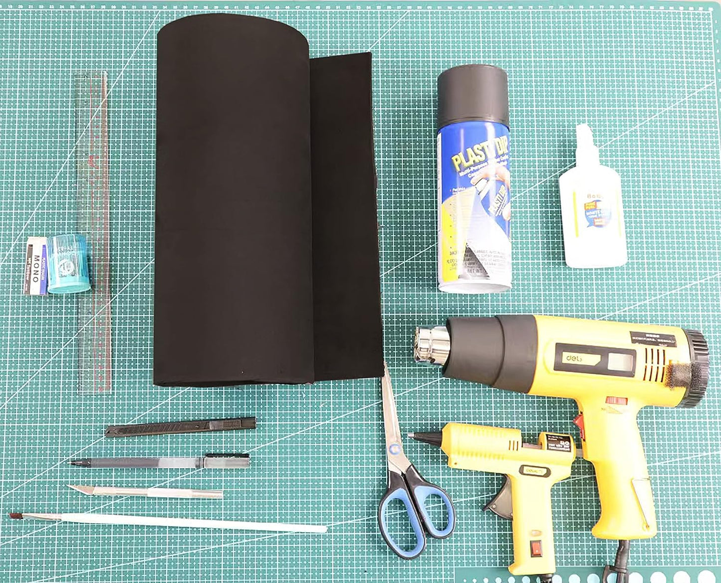 EVA Foam 2mm-10mm 13.7"×39" Craft Foam Sheet 74 kg/m³ Cosplay Foam for Craft Model Cosplay 6mm