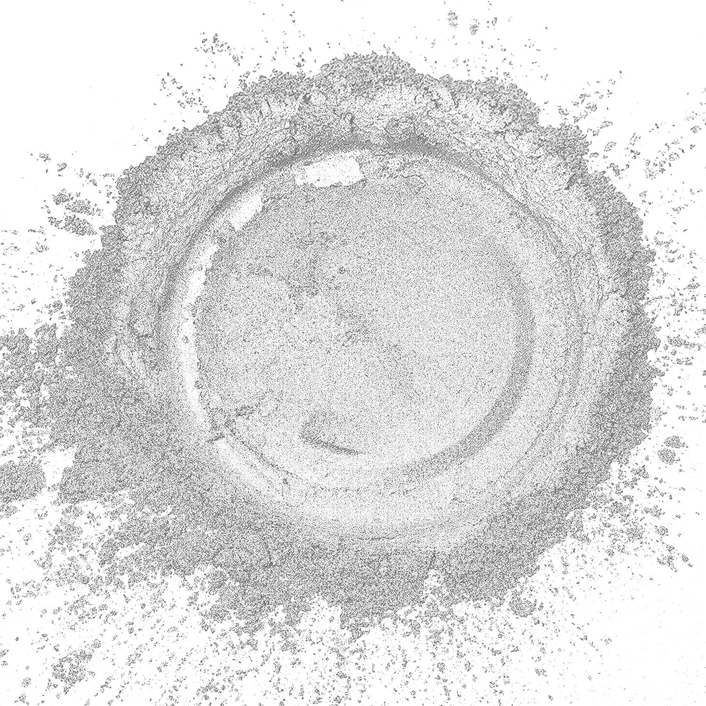 Pearl White Mica Powder for Epoxy Resin，Natural Shimmer Mica Powder Used for Coloring Resin Artwork, car Spray Paint, Candles, soap, Eye Shadow, Lip Gloss, Nail Polish(50g/1.7oz)