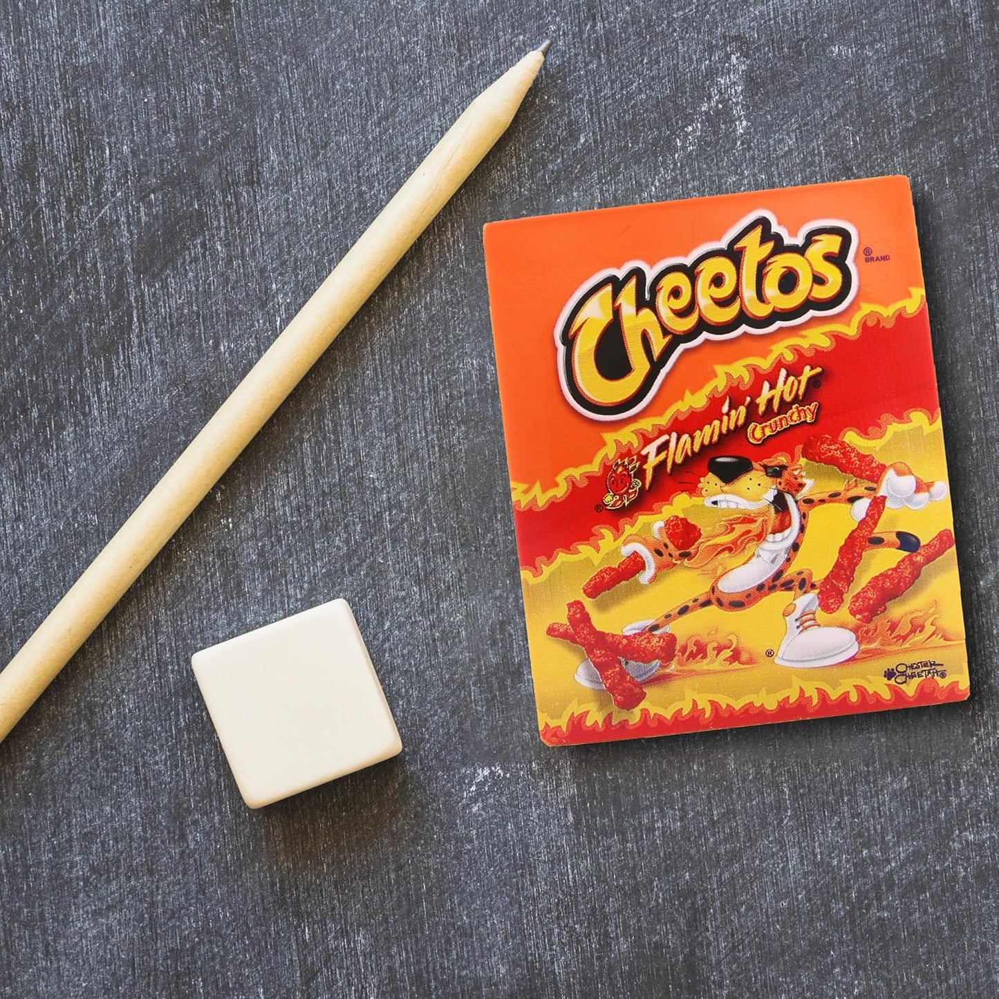 Cheetos Cute School Supplies Eraser, Fun Pencil Eraser for Kids, Cool Back to School Rubber Erasers Latex Free