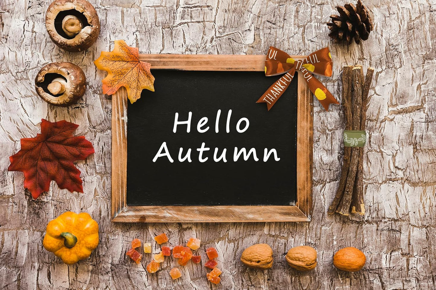 6 Rolls 30 Yards Thanksgiving Fall Ribbons Autumn Harvest Ribbons for Craft Wrapping Orange Pumpkin Maple Leaf Grosgrain Ribbon for Wreath Bows Thanksgiving Party Home Decoration 3/8 Inch