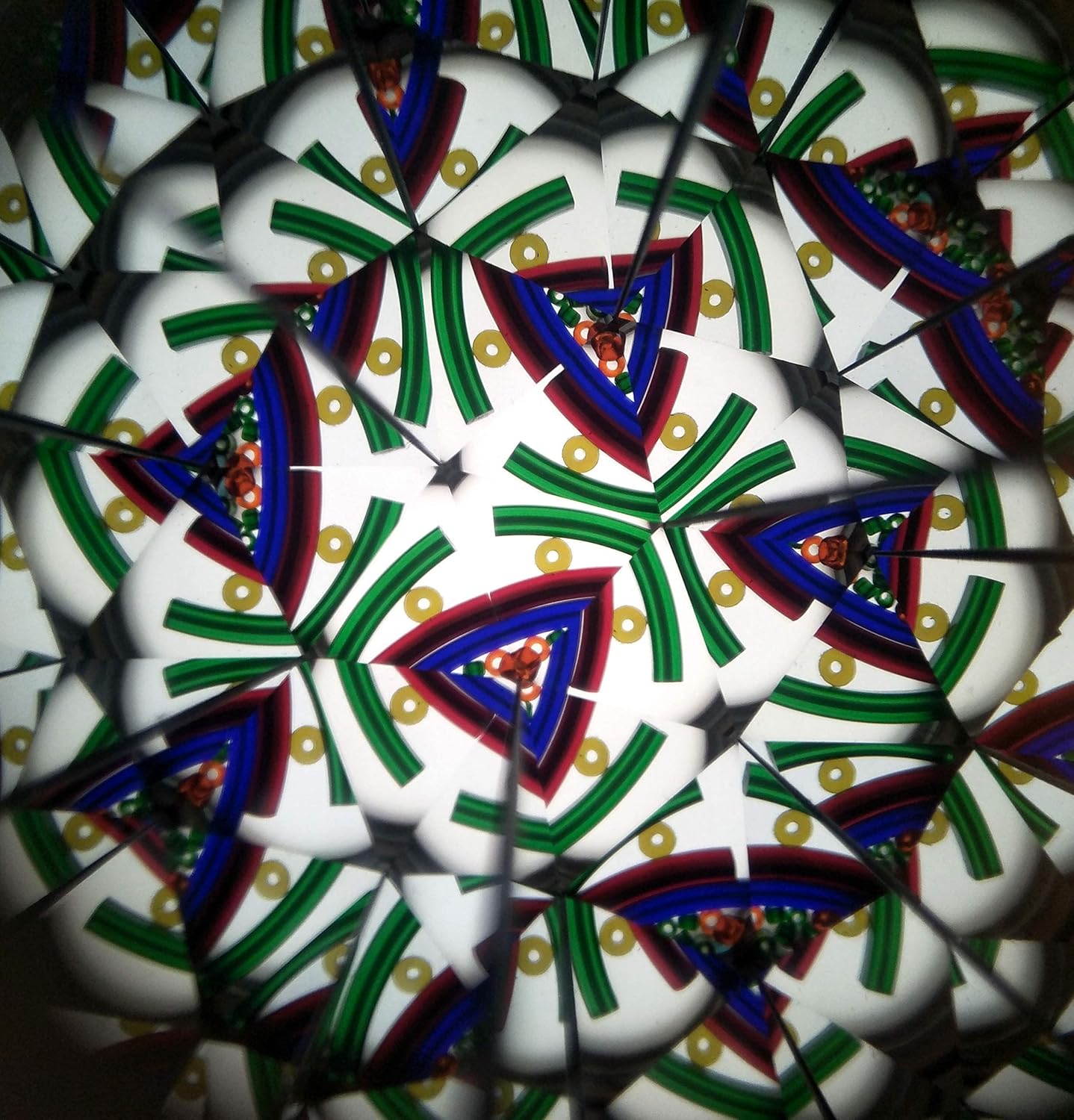 Gilbert & Sons Antique Brass Kaleidoscope Engraved Nautical Kids Gift with Leather Case Educational Gift Vintage Decor Collection