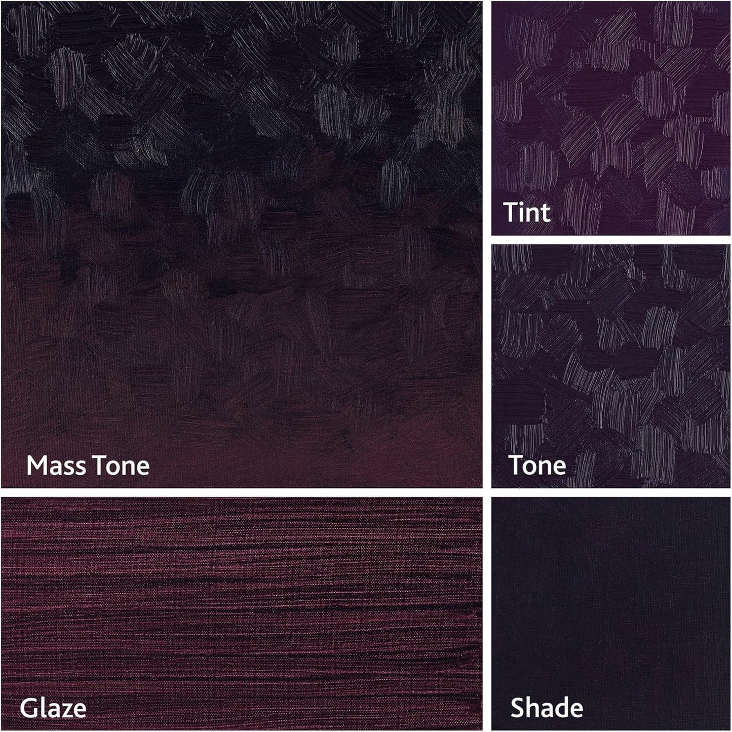 Tusc & Pine Artist Oil Paint - Nocturne Mauve, 40 ml, Non-Yellowing, Rich & Creamy Consistency, Maximum Pigment Load, Small Batch Milled Oil Paints Made in the USA for Professional Artists