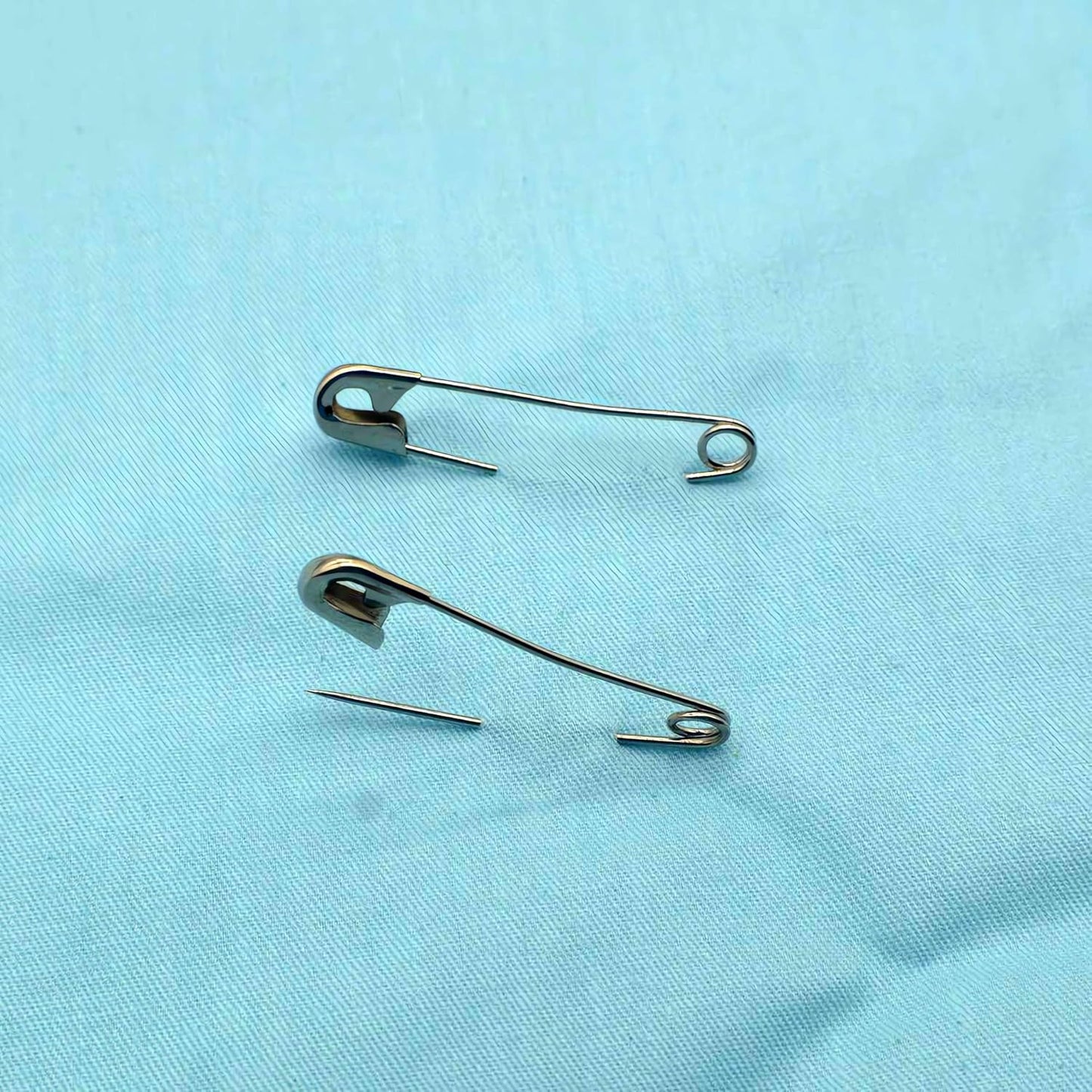 Curved Safety Pins for Quilting, Basting Pins, Size 2, 100-count