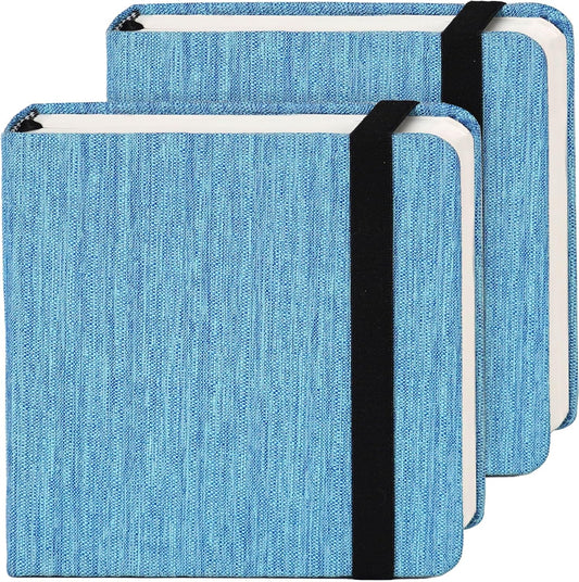 Funto Watercolor Journal, 4.7x4.7, 2 Pack, 24 Sheets Each, 100% Cotton Cold Press, 300gsm/140lb, Art Supplies for Mixed Media