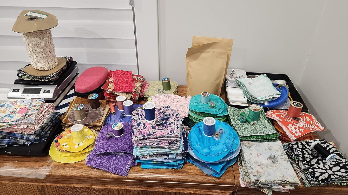 Emery Pin Cushion for Sewing - Filled with Abrasive Emery Sand - Handmade in USA (2"x3", Butterflies)