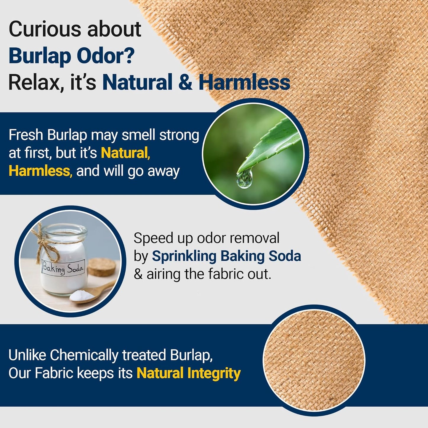 Natural Burlap All Season 40 Inches x 100 Feet