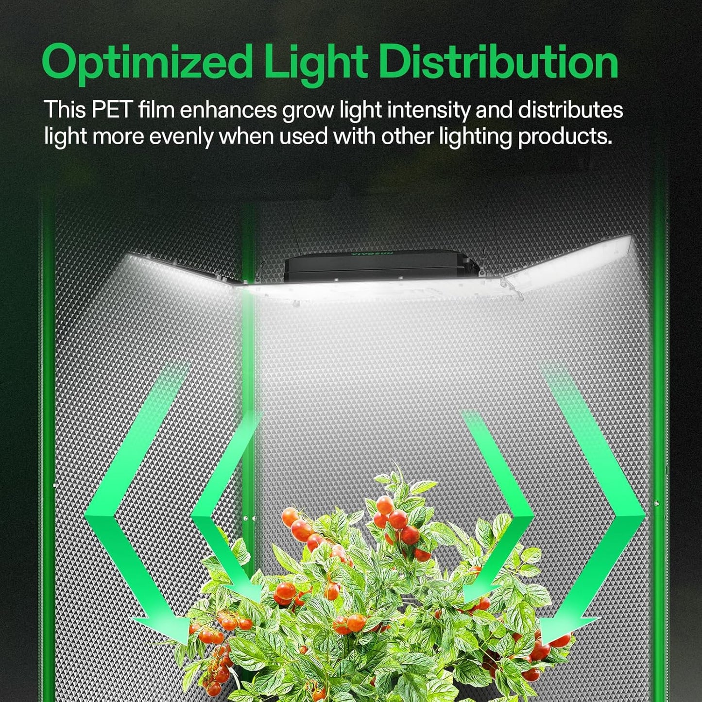 VIVOSUN 6 Mil Mylar Film Roll, 4 ft. x 100 ft. Diamond Film Foil Roll, Heavy-Duty Reflective Film for Grow Tent, Warm House, and Grow Room (100 ft.)