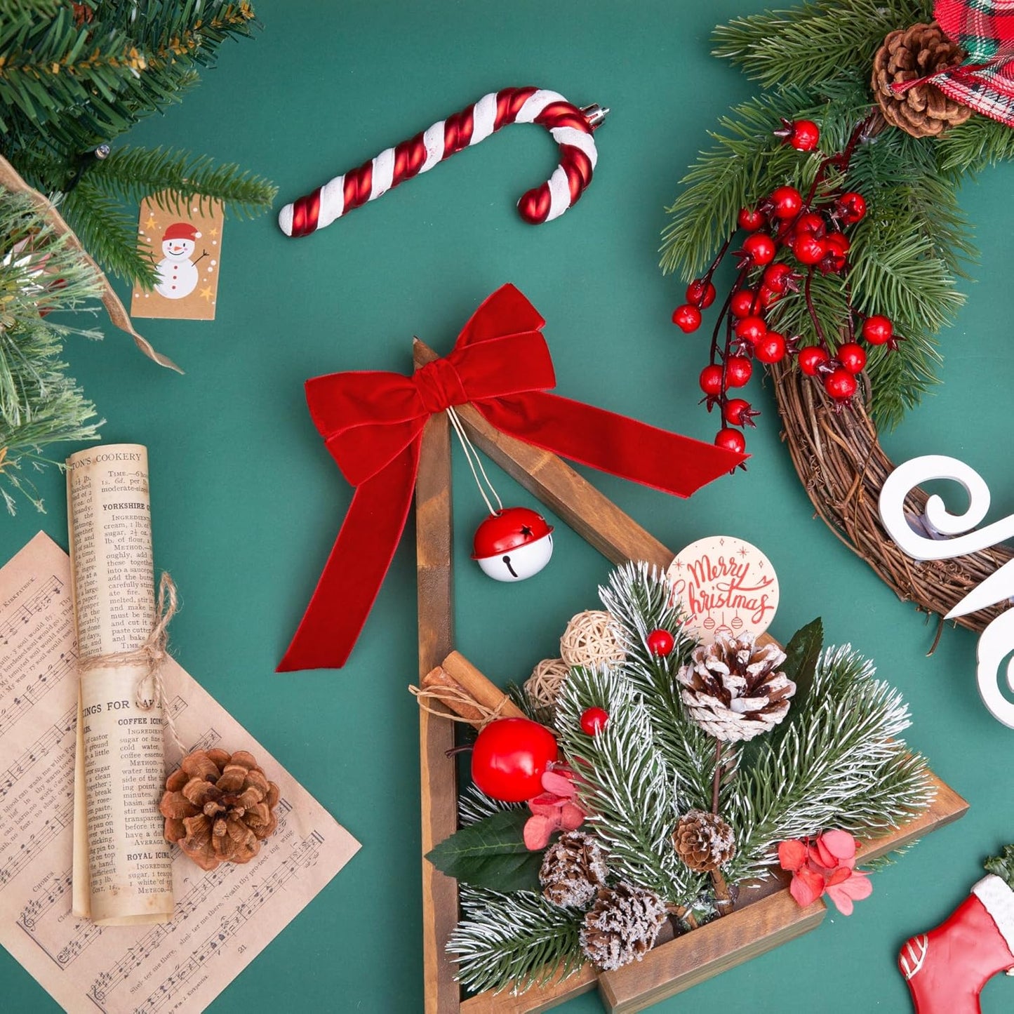 Vintage Red Velvet Ribbon, 1 Inch X 25Yd