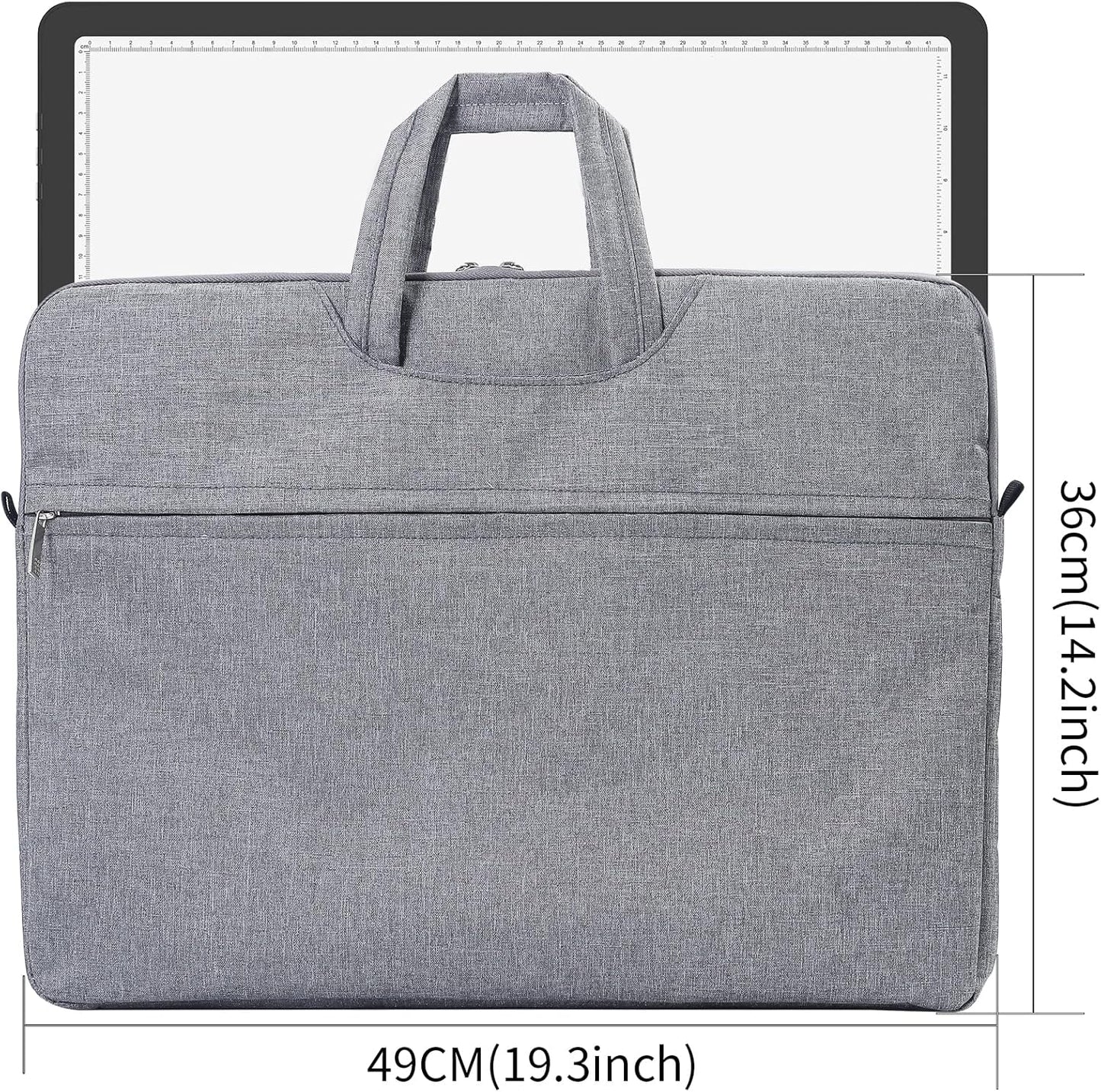 Elice Magnetic A3 Light Board with Bag for Diamond Painting, Tracing LED Light Box with Side Buttons, Super Bright Diamond Art Light Pad, Light Table for Drawing, Sketching, Weeding Vinyl - Black