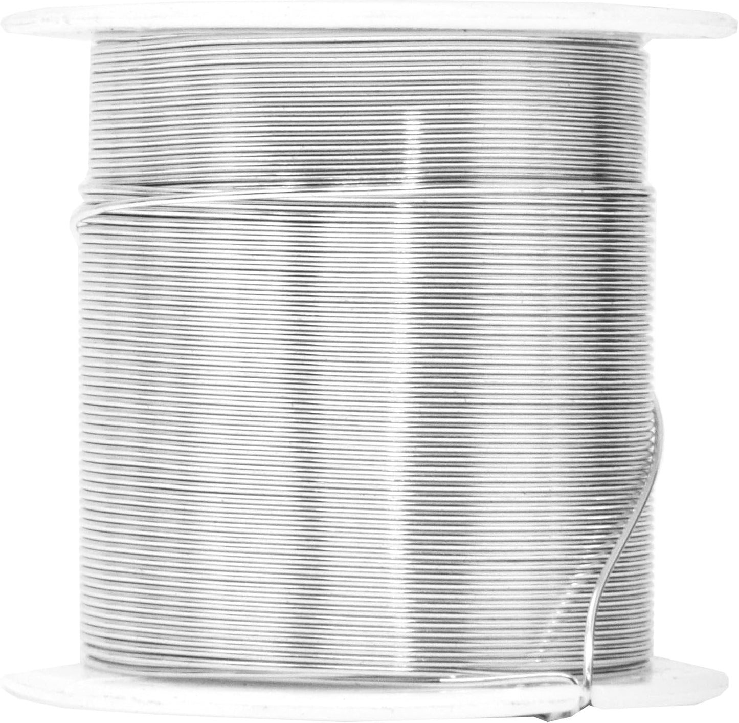 Mandala Crafts 22 Gauge Anodized Aluminum Craft Wire for Jewelry Making - 450 FT Colored Flexible Silver Copper Purple Pink Brown Ice Blue Wire - Bendable for Bonsai Armature Crafting Sculpting