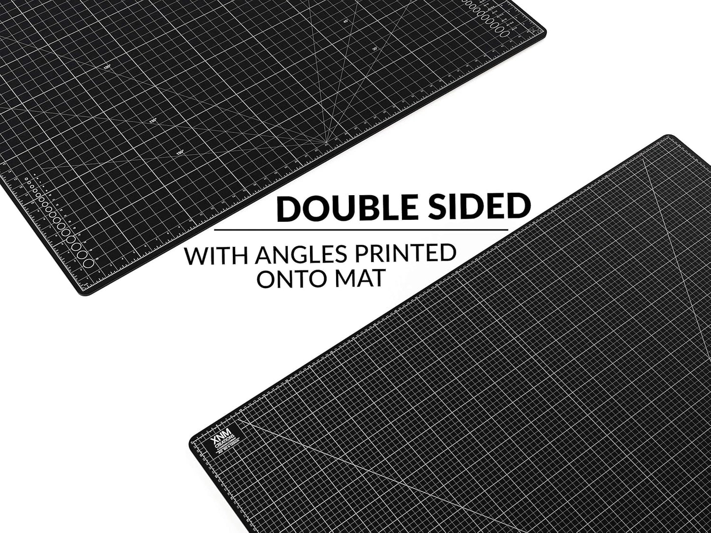 Premium Self Healing Cutting Mat - 36 Inches by 48 inches - A0-3 Layer Quality PVC Construction - Dual Sided, Imperial and Metric Grid Lines - Perfect for Cutting, Sewing, and Crafts
