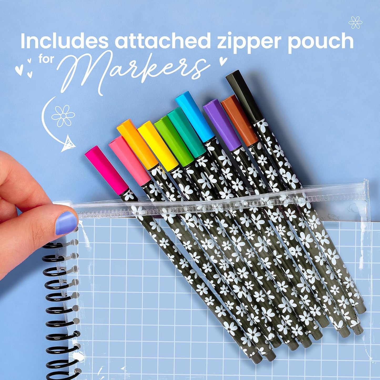 Fashion Angels Fashion & Accessory Design Sketch Set, Includes Sketch Pad with Stickers & Markers, Ultimate Fashion Design Sketch Book for Girls