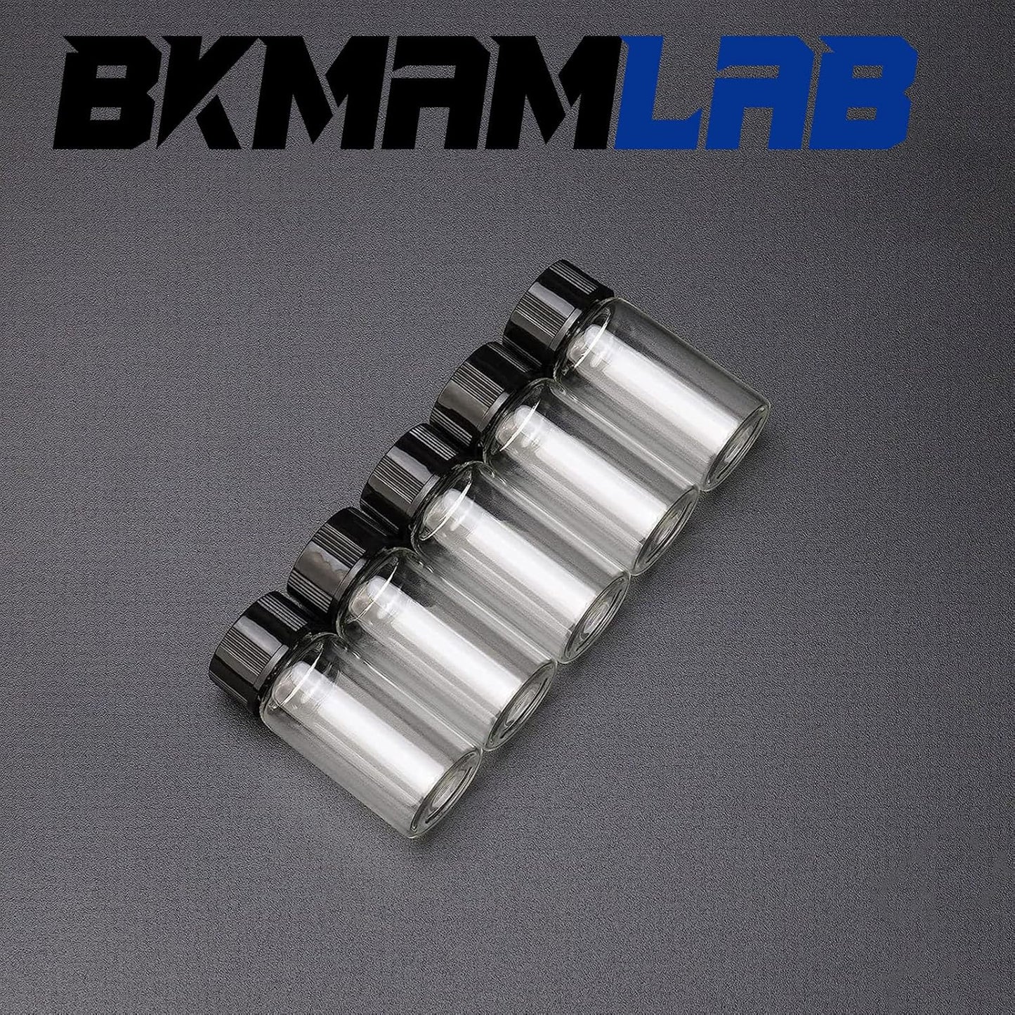 30ml Clear Small Glass Vials 30pcs with Screw Caps(30pcs)