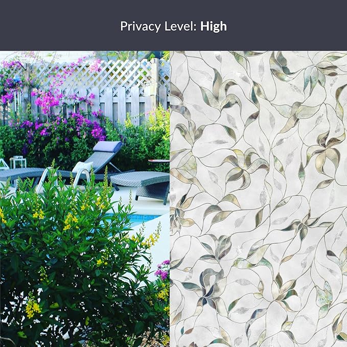 Artscape Flight | Privacy Window Film with Vibrant Colored Pattern | Non-Adhesive & UV Protection | Easy to Apply & Removable | 24 x 36 Inches | Made in USA