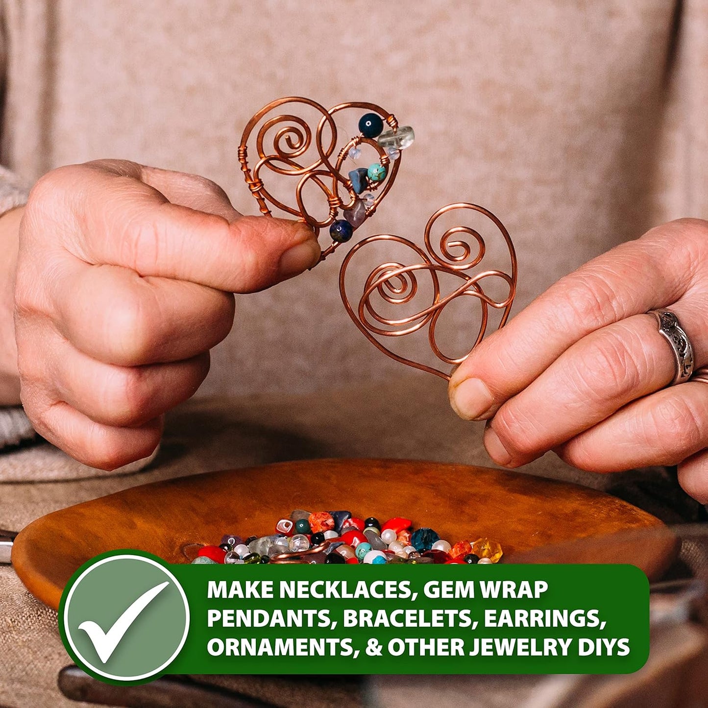 Mandala Crafts 10 Gauge Anodized Aluminum Craft Wire for Jewelry Making - 32 FT Colored Flexible Kelly Green Wire - Bendable for Bonsai Armature Crafting Sculpting