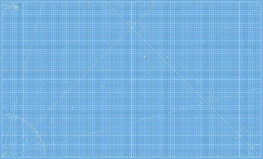 Elan Cutting Mat 36x60 Blue, Extra Large Self Healing Cutting Mat 36 x 60 Inch, 5-Ply Craft Board Blue, Hobby Board for Sewing and Quilting