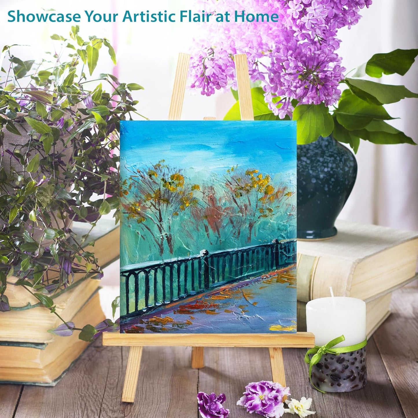 KEFF Canvas Boards for Painting - 4x6 6-Pack Bulk Canvas Panels, 100% Cotton Triple Primed Small Canvases for Painting Supplies, Acrylic, Oil, Watercolor & Tempera