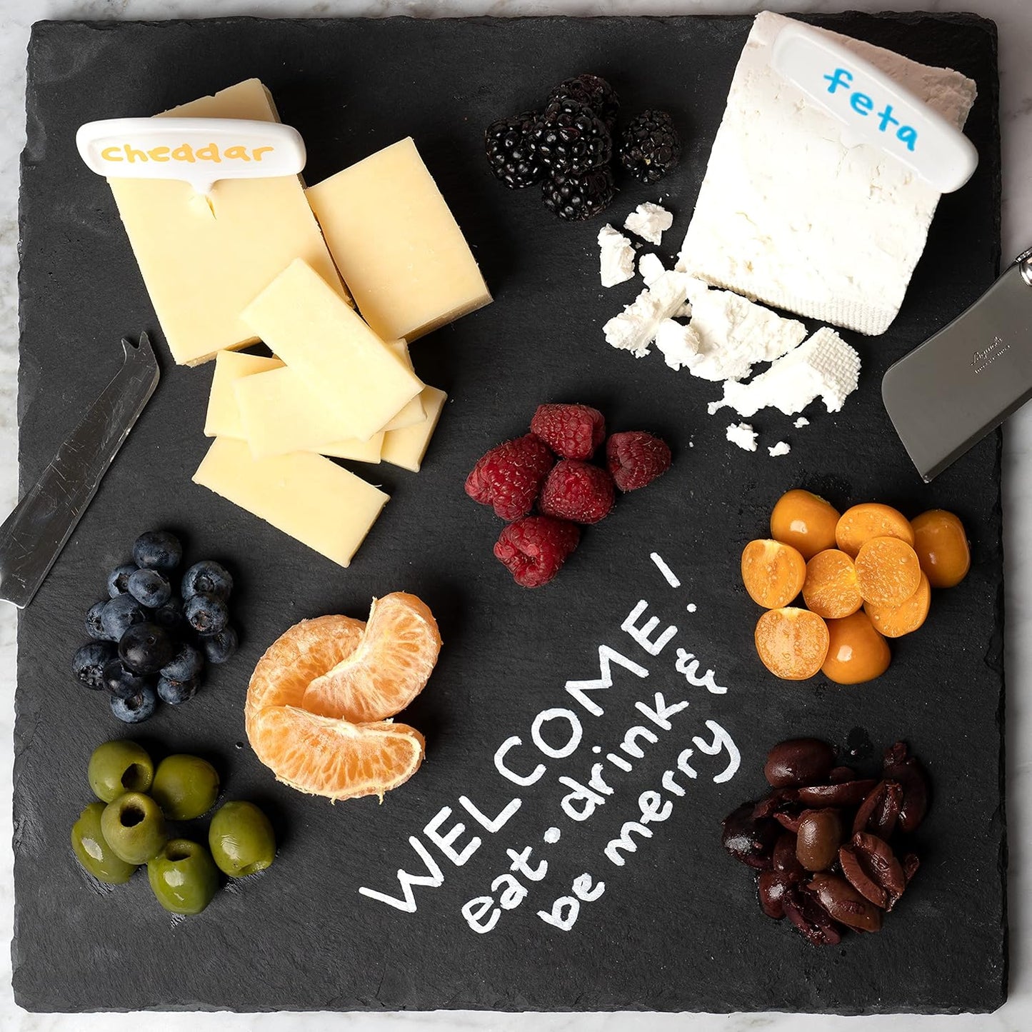 Bandle B. Chalk Markers - 8 Vibrant Fine Tip, Erasable, Non-Toxic, Water-Based, For Kids and Grown-Ups for Glass or Chalkboard Marker for Businesses, Restaurants, Liquid Chalk Markers (Vibrant 1mm)