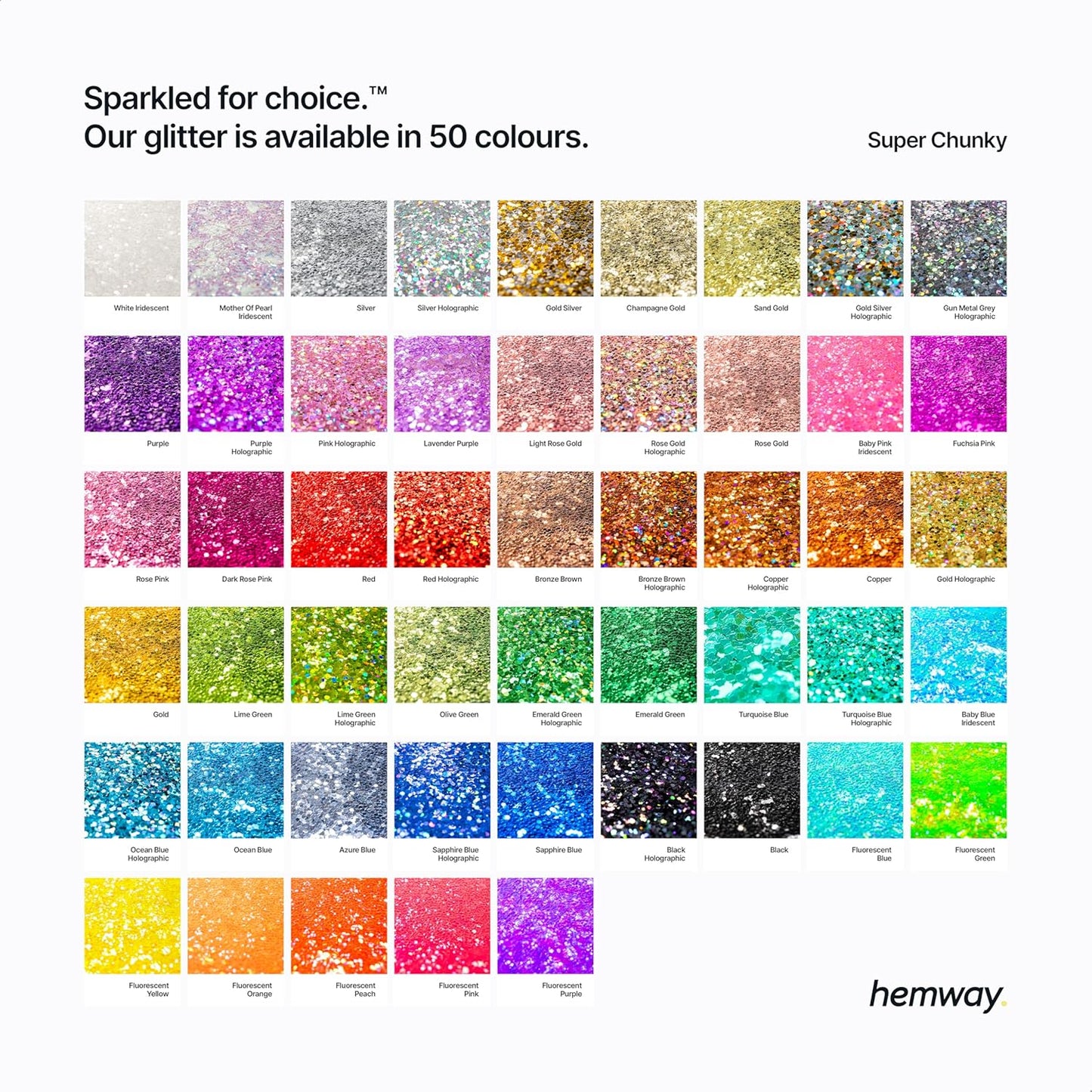 Hemway Polyurethane & Epoxy Resin Glitter 100g / 3.5oz Metallic Crystal Flake Additive for Flooring Jewelry Tumblers Glass Pigment - Super Chunky (1/8" 0.125" 3mm) - Fluorescent Orange