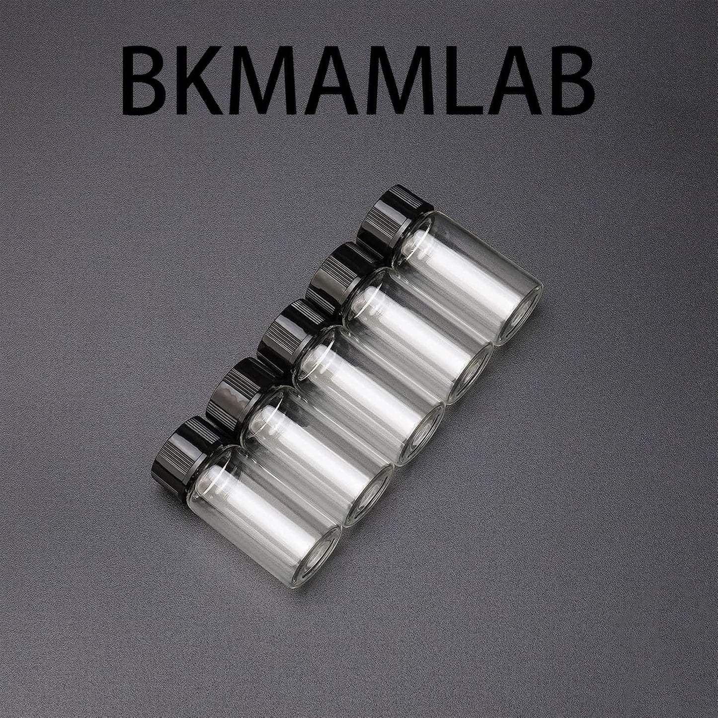 20ml Clear Small Glass Vials 30pcs with Screw Caps(30pcs)