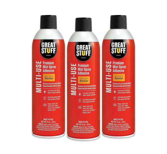 Great Stuff™ Multi-Use Mist Adhesive 3-Pack - 14 oz - Aerosol