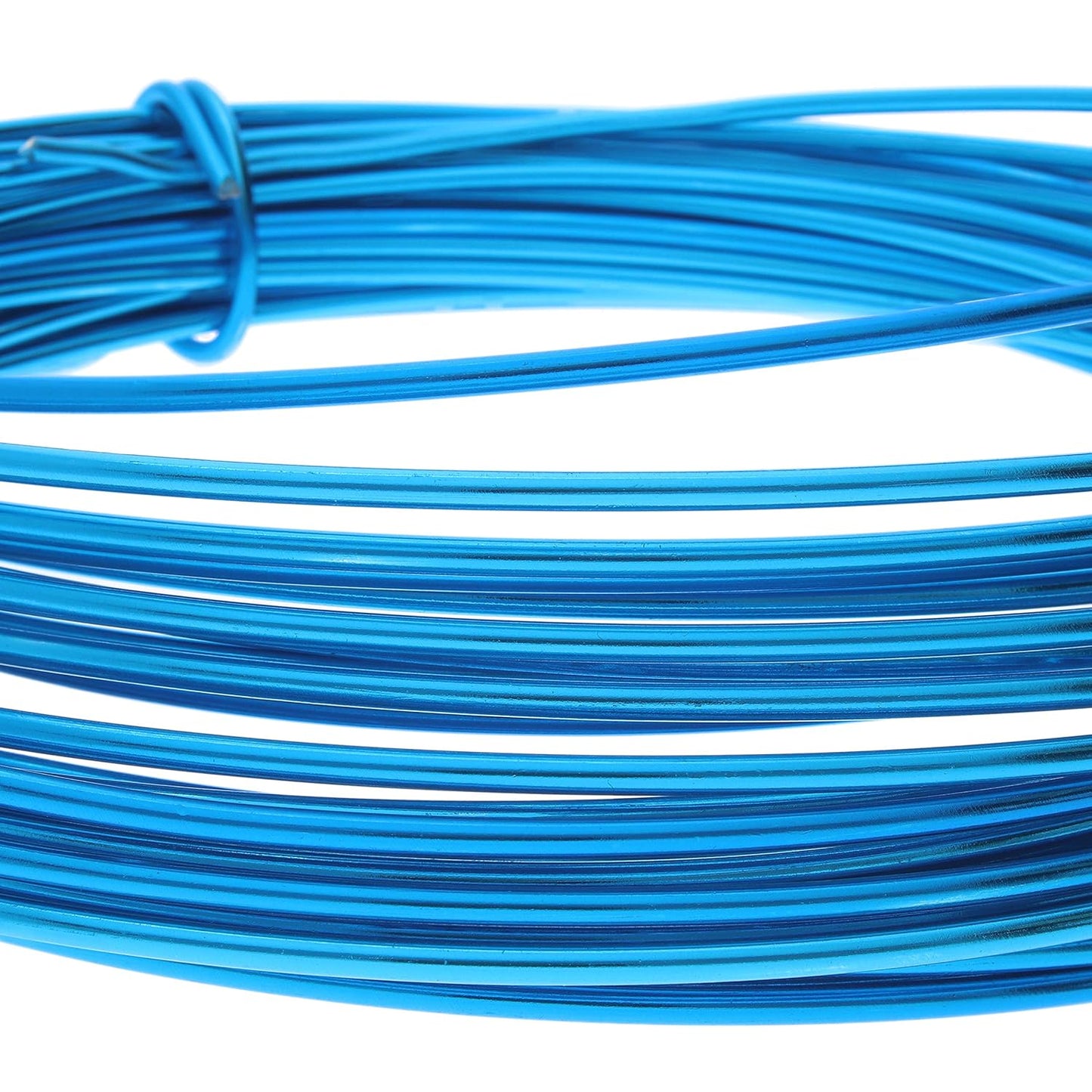 The Beadsmith Anodized Aluminum Wire – 12 Gauge – 39 feet – Turquoise Color – Bendable Craft Wire Used to Jewelry Making, Wire Wrapping, Sculpting, Floral, Modeling and Other DIY Arts & Crafts