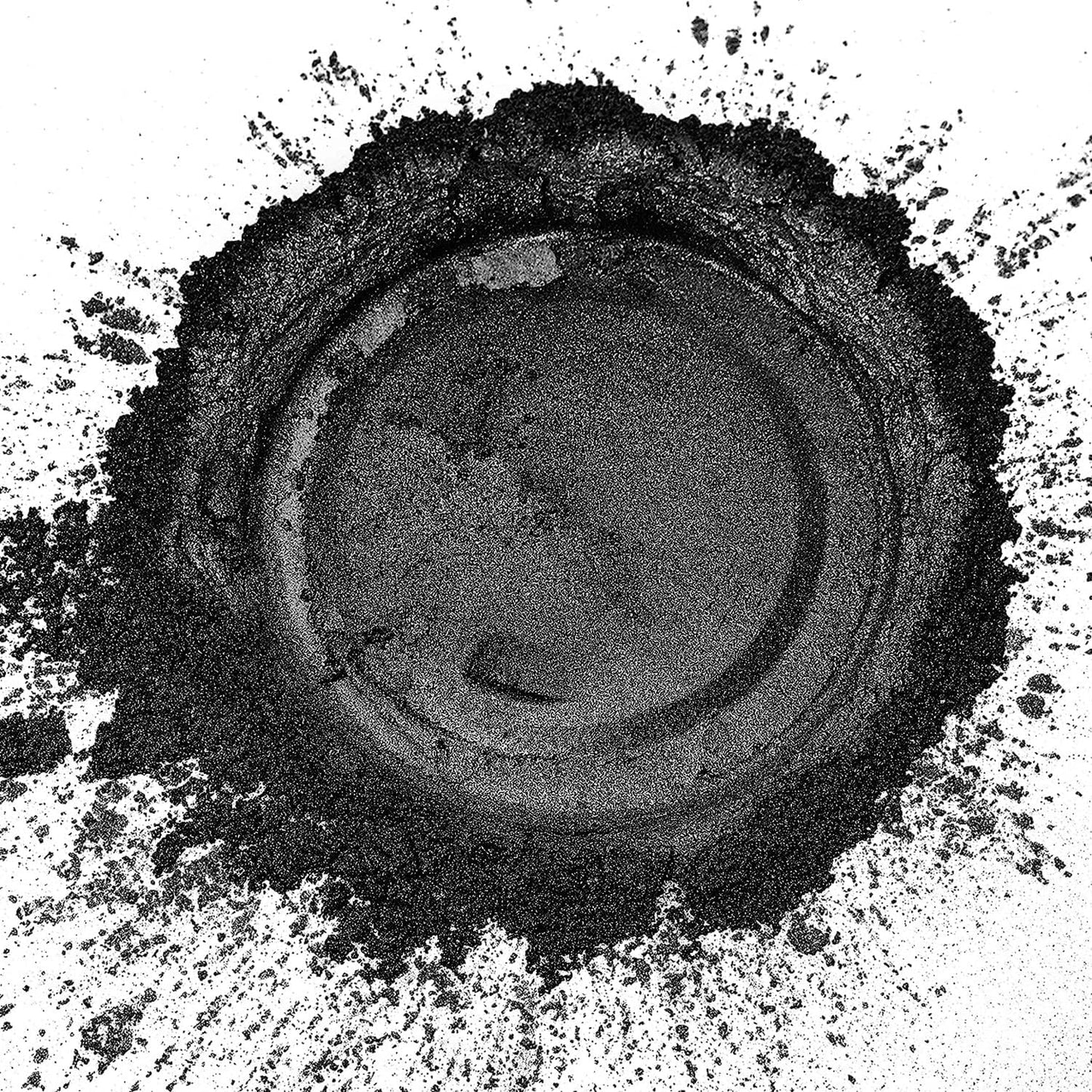 Mysterious Black Mica Powder, Natural Shimmer Mica Powder for Epoxy Resin/Candle/Soap/Lip Gloss/Slime/Quicksand/Bath Bombs/.Car Paint pigments.Candle Dye,Soap Making Dye(50g/1.7oz)